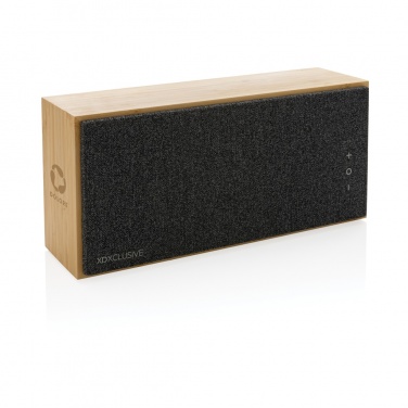 Logo trade promotional gifts picture of: Wynn 20W bamboo wireless speaker