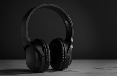 Logo trade business gift photo of: RCS recycled plastic Elite Foldable wireless headphone