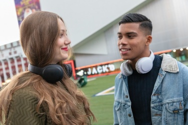 Logo trade promotional giveaways image of: Urban Vitamin Belmont wireless headphone