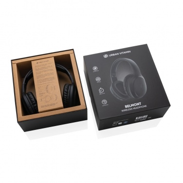 Logo trade promotional gifts image of: Urban Vitamin Belmont wireless headphone