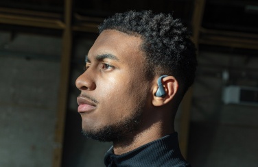 Logotrade promotional giveaway picture of: Urban Vitamin Pacifica RCS rplastic earbuds