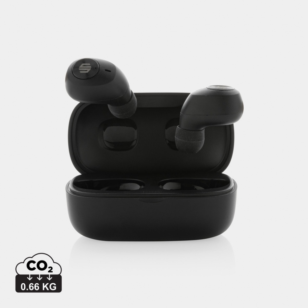 Logo trade promotional products picture of: Urban Vitamin Palm Springs RCS rplastic ENC earbuds