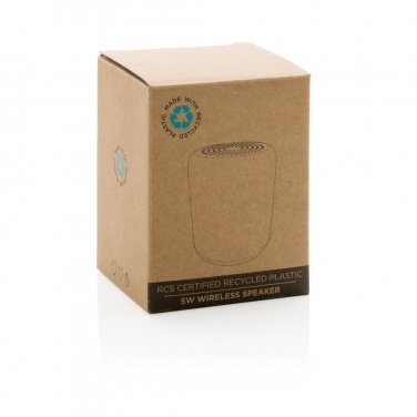 Logotrade advertising product image of: RCS certified recycled plastic 5W Wireless speaker