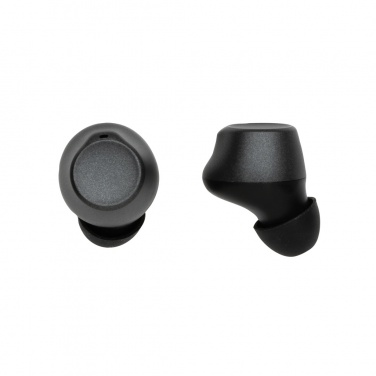 Logo trade promotional merchandise picture of: Terra RCS recycled aluminium wireless earbuds