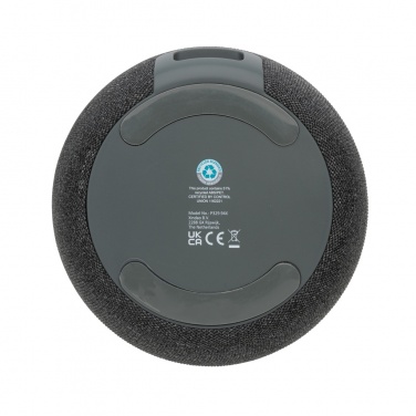 Logo trade promotional giveaway photo of: RCS Rplastic/PET and bamboo 5W speaker
