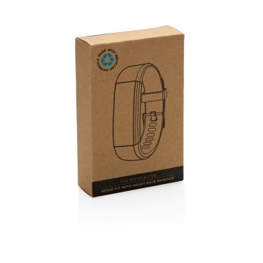 Logo trade promotional giveaways image of: RCS recycled TPU Sense Fit with heart rate monitor