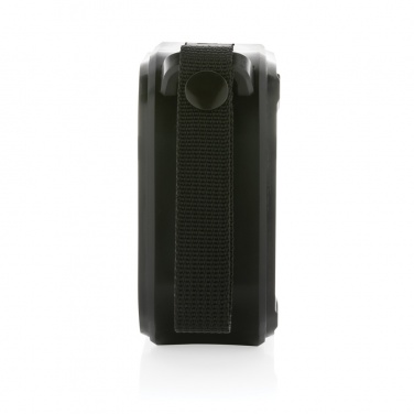 Logo trade promotional giveaway photo of: 3W RCS recycled plastic wireless sunwave solar speaker