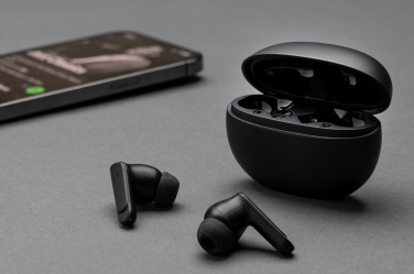 Logo trade promotional giveaways image of: Prolink RCS recycled plastic hybrid ANC/ENC earbud