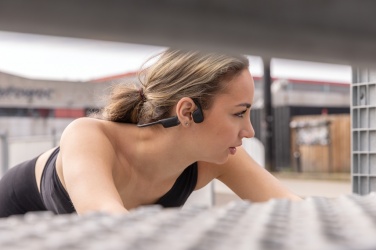 Logotrade promotional merchandise photo of: Urban Vitamin Glendale RCS rplastic air conductive headphone