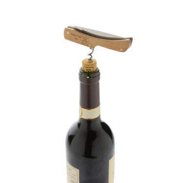 Logotrade promotional products photo of: Wooden knife with bottle opener