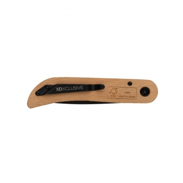 Logo trade promotional giveaways picture of: Nemus Luxury Wooden knife with lock