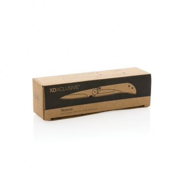 Logo trade advertising products image of: Nemus Luxury Wooden knife with lock