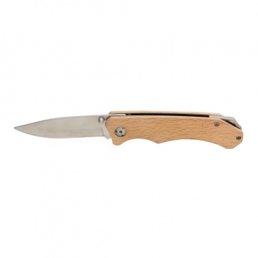 Logo trade promotional merchandise image of: Wooden outdoor knife