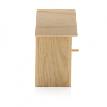 Logo trade business gift photo of: Wooden birdhouse
