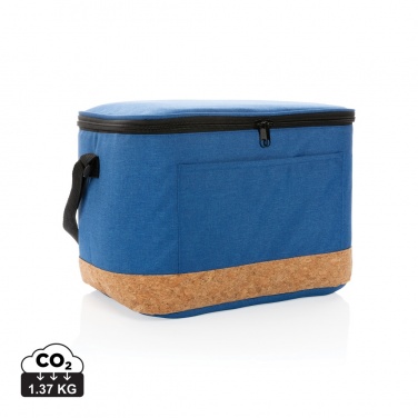 Logo trade promotional merchandise picture of: Impact AWARE™ XL RPET two tone cooler bag with cork detail