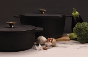 Logo trade promotional merchandise picture of: Ukiyo cast iron pan medium