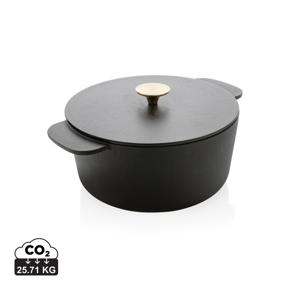 Logo trade promotional items picture of: Ukiyo cast iron pan large