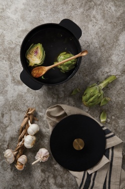 Logo trade promotional gifts picture of: Ukiyo cast iron pan large