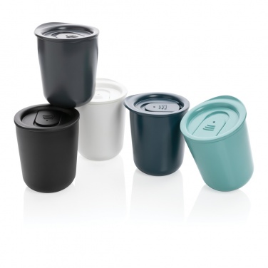 Logo trade promotional merchandise image of: Simplistic antimicrobial coffee tumbler