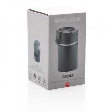 Logo trade promotional giveaways picture of: Bogota compact vacuum mug with ceramic coating