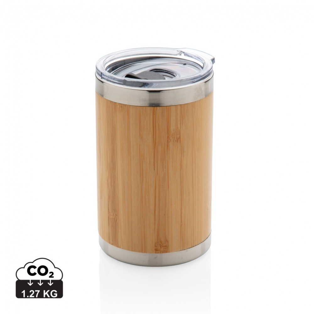 Logotrade corporate gift picture of: Bamboo coffee to go tumbler