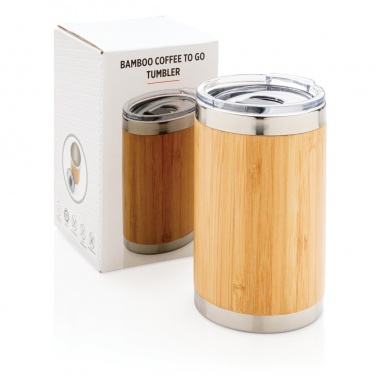 Logotrade promotional item picture of: Bamboo coffee to go tumbler