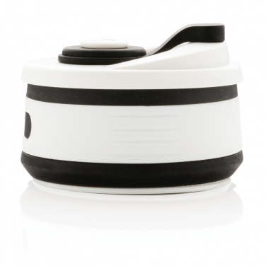Logo trade promotional gifts picture of: Foldable silicone cup