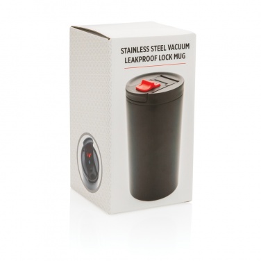 Logotrade promotional product image of: Double wall vacuum leakproof lock mug 300ml