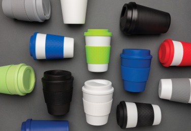 Logotrade business gift image of: Reusable Coffee cup with screw lid 350ml