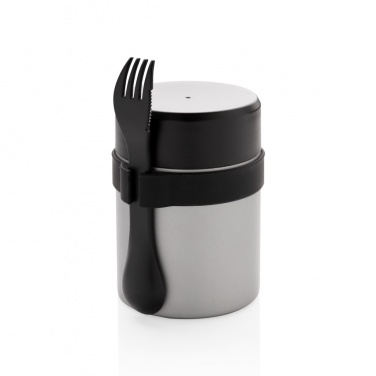 Logo trade promotional gifts image of: Bogota food flask with ceramic coating