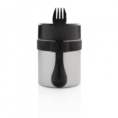 Logo trade promotional giveaways picture of: Bogota food flask with ceramic coating