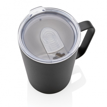 Logo trade promotional item photo of: RCS Recycled stainless steel modern vacuum mug with lid