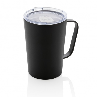 Logotrade promotional giveaways photo of: RCS Recycled stainless steel modern vacuum mug with lid