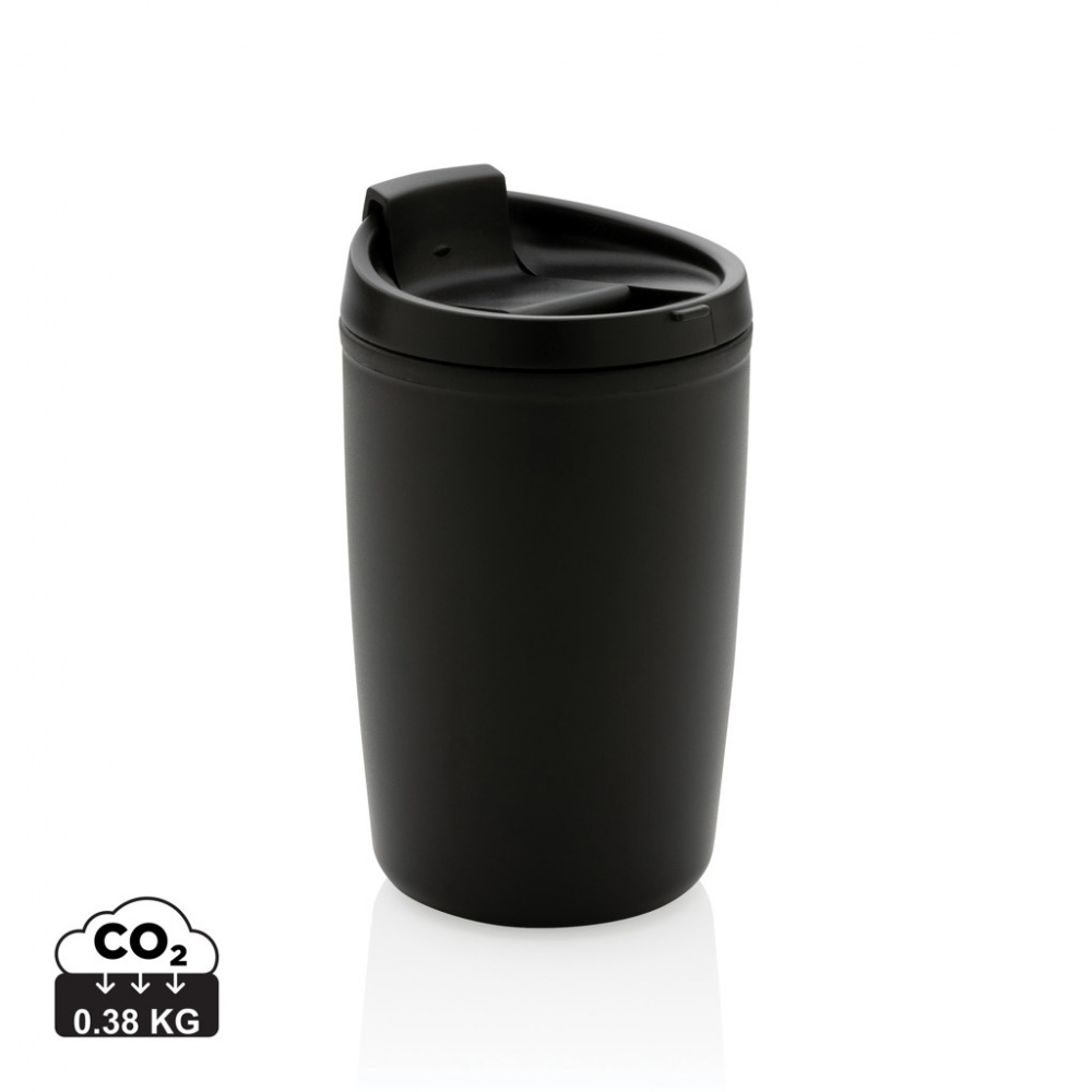 Logotrade promotional product picture of: GRS Recycled PP tumbler with flip lid