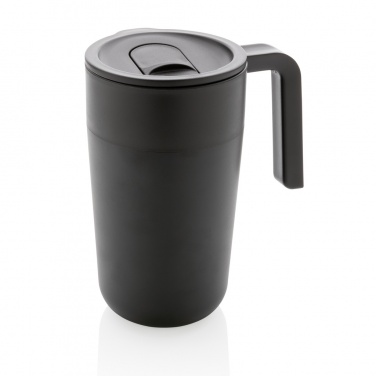 Logotrade promotional gift picture of: GRS Recycled PP and SS mug with handle