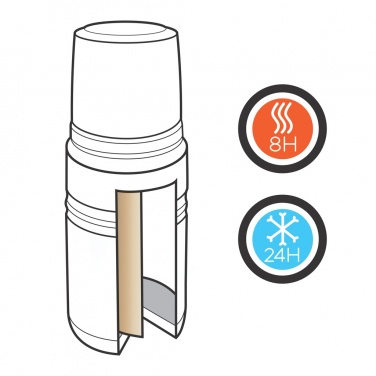 Logotrade promotional product image of: Swiss Peak Elite 0.5L copper vacuum flask