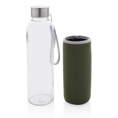Logo trade promotional gifts picture of: Glass bottle with neoprene sleeve