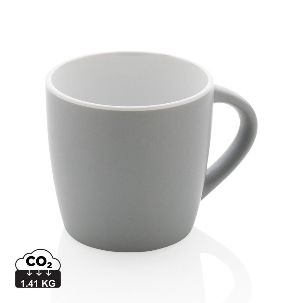 Logo trade promotional gifts image of: Ceramic mug with coloured inner 300ml