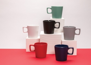 Logo trade promotional giveaway photo of: Ceramic modern coffee mug 300ml