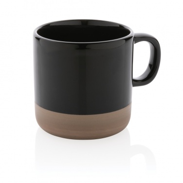 Logo trade promotional merchandise image of: Glazed ceramic mug 360ml