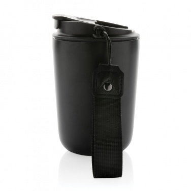 Logotrade advertising product image of: Cuppa RCS re-steel vacuum tumbler with lanyard