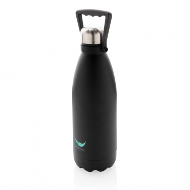 Logo trade advertising product photo of: RCS Recycled stainless steel large vacuum bottle 1.5L