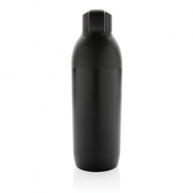 Logo trade promotional merchandise image of: Flow RCS recycled stainless steel vacuum bottle