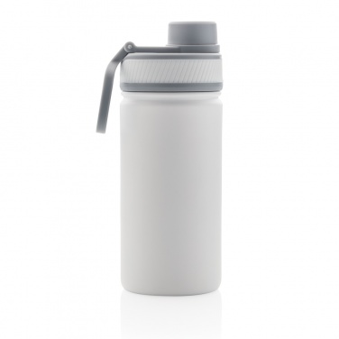 Logo trade promotional gifts image of: Vacuum stainless steel bottle with sports lid 550ml