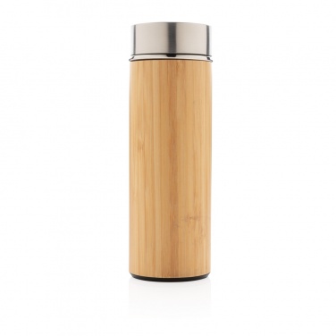 Logo trade advertising product photo of: Leak proof bamboo vacuum bottle