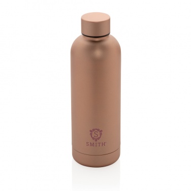 Logo trade promotional gifts image of: Impact stainless steel double wall vacuum bottle