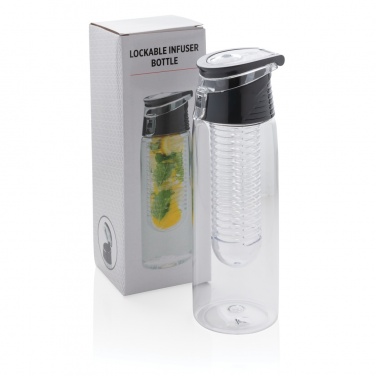 Logo trade promotional gifts image of: Lockable infuser bottle