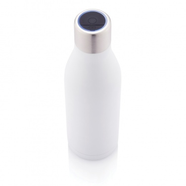 Logotrade promotional gift picture of: UV-C steriliser vacuum stainless steel bottle