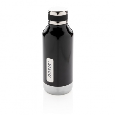 Logotrade promotional merchandise photo of: Leak proof vacuum bottle with logo plate