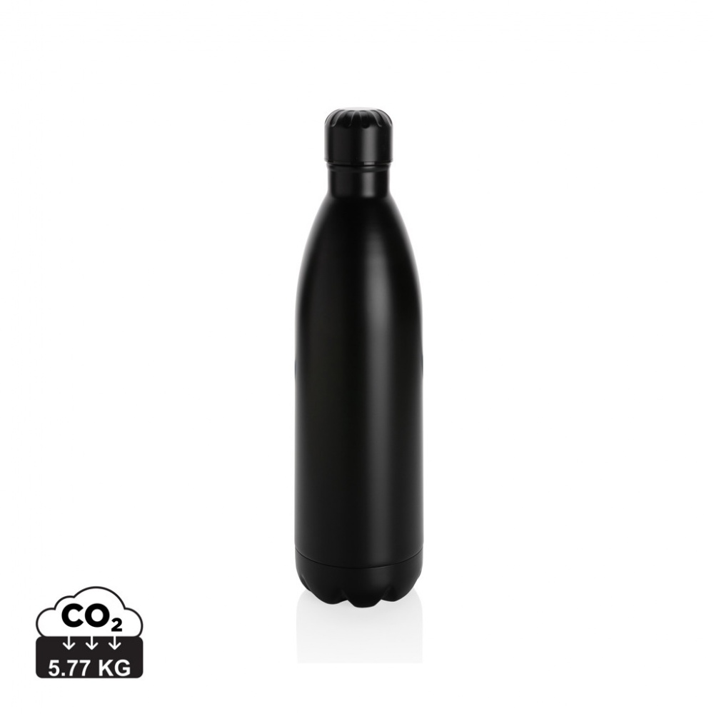 Logotrade promotional merchandise photo of: Solid colour vacuum stainless steel bottle 1L